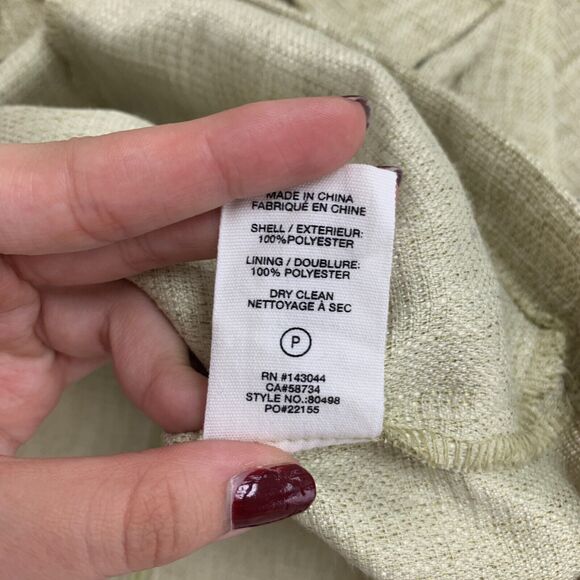Avec Les Filles Jacket Women L Large Artichoke Zip Up Lightweight Utility Pocket - Picture 10 of 12
